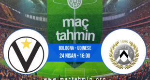 Bologna - Udinese İddaa Analizi ve Tahmini 24 Nisan 2022