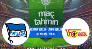 Hertha Berlin - Union Berlin İddaa Analizi ve Tahmini 09 Nisan 2022