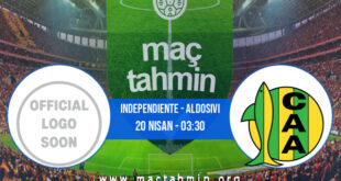 Independiente - Aldosivi İddaa Analizi ve Tahmini 20 Nisan 2022