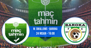 M. Swallows - Baroka İddaa Analizi ve Tahmini 24 Nisan 2022