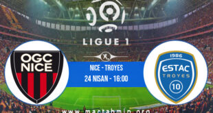 Nice - Troyes İddaa Analizi ve Tahmini 24 Nisan 2022