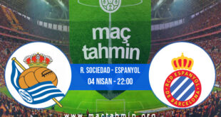 R. Sociedad - Espanyol İddaa Analizi ve Tahmini 04 Nisan 2022