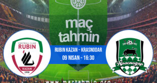 Rubin Kazan - Krasnodar İddaa Analizi ve Tahmini 09 Nisan 2022