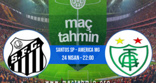 Santos SP - America MG İddaa Analizi ve Tahmini 24 Nisan 2022