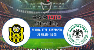Yeni Malatya - Konyaspor İddaa Analizi ve Tahmini 24 Nisan 2022