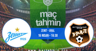 Zenit - Ural İddaa Analizi ve Tahmini 16 Nisan 2022