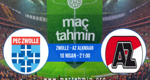 Zwolle - AZ Alkmaar İddaa Analizi ve Tahmini 10 Nisan 2022