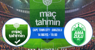 Cape Town City - AmaZulu İddaa Analizi ve Tahmini 14 Mayıs 2022