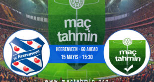 Heerenveen - Go Ahead İddaa Analizi ve Tahmini 15 Mayıs 2022