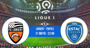 Lorient - Troyes İddaa Analizi ve Tahmini 21 Mayıs 2022