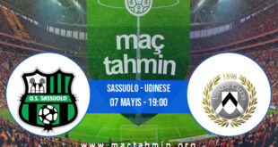Sassuolo - Udinese İddaa Analizi ve Tahmini 07 Mayıs 2022