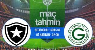 Botafogo RJ - Goias GO İddaa Analizi ve Tahmini 07 Haziran 2022