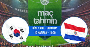 Güney Kore - Paraguay İddaa Analizi ve Tahmini 10 Haziran 2022