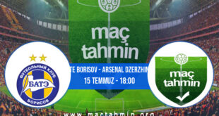 Bate Borisov - Arsenal Dzerzhinsk İddaa Analizi ve Tahmini 15 Temmuz 2022