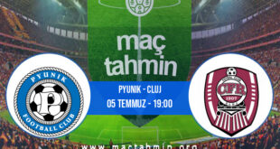 Pyunik - Cluj İddaa Analizi ve Tahmini 05 Temmuz 2022