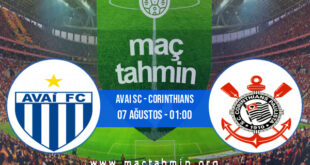 Avai SC - Corinthians İddaa Analizi ve Tahmini 07 Ağustos 2022