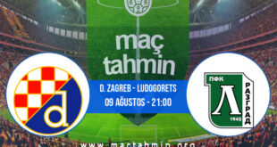 D. Zagreb - Ludogorets İddaa Analizi ve Tahmini 09 Ağustos 2022