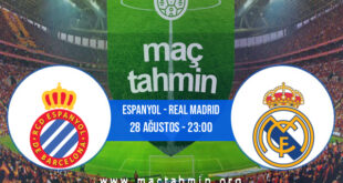 Espanyol - Real Madrid İddaa Analizi ve Tahmini 28 Ağustos 2022