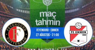 Feyenoord - Emmen İddaa Analizi ve Tahmini 27 Ağustos 2022