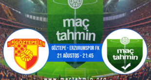 Göztepe - Erzurumspor FK İddaa Analizi ve Tahmini 21 Ağustos 2022