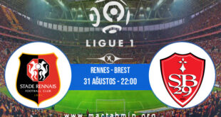 Rennes - Brest İddaa Analizi ve Tahmini 31 Ağustos 2022