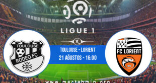 Toulouse - Lorient İddaa Analizi ve Tahmini 21 Ağustos 2022