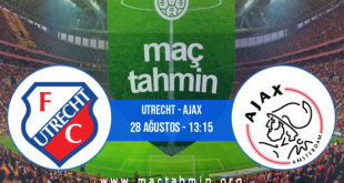 Utrecht - Ajax İddaa Analizi ve Tahmini 28 Ağustos 2022