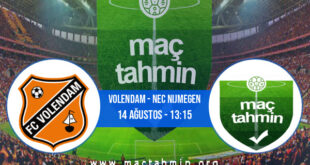 Volendam - NEC Nijmegen İddaa Analizi ve Tahmini 14 Ağustos 2022