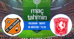 Volendam - Twente İddaa Analizi ve Tahmini 28 Ağustos 2022