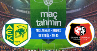 AEK Larnaka - Rennes İddaa Analizi ve Tahmini 08 Eylül 2022