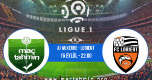 AJ Auxerre - Lorient İddaa Analizi ve Tahmini 16 Eylül 2022