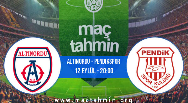 Altınordu - Pendikspor İddaa Analizi ve Tahmini 12 Eylül 2022