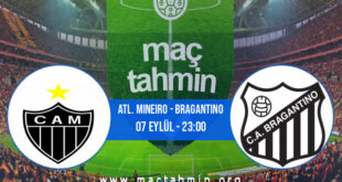 Atl. Mineiro - Bragantino İddaa Analizi ve Tahmini 07 Eylül 2022