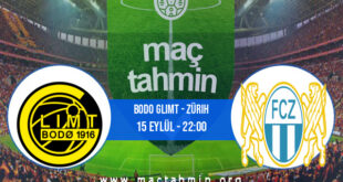 Bodo Glimt - Zürih İddaa Analizi ve Tahmini 15 Eylül 2022