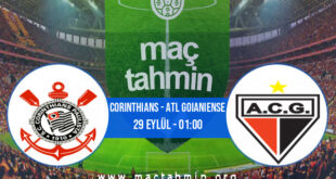 Corinthians - Atl Goianiense İddaa Analizi ve Tahmini 29 Eylül 2022