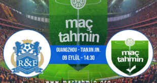 Guangzhou - Tianjin Jin. İddaa Analizi ve Tahmini 09 Eylül 2022