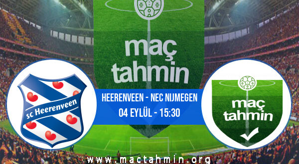 Heerenveen - NEC Nijmegen İddaa Analizi ve Tahmini 04 Eylül 2022