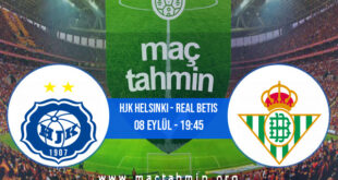HJK Helsinki - Real Betis İddaa Analizi ve Tahmini 08 Eylül 2022