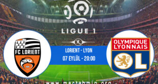 Lorient - Lyon İddaa Analizi ve Tahmini 07 Eylül 2022