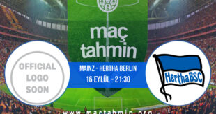 Mainz - Hertha Berlin İddaa Analizi ve Tahmini 16 Eylül 2022