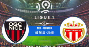 Nice - Monaco İddaa Analizi ve Tahmini 04 Eylül 2022