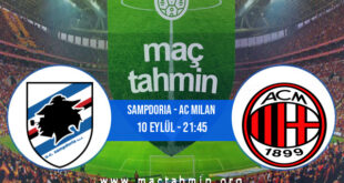 Sampdoria - AC Milan İddaa Analizi ve Tahmini 10 Eylül 2022