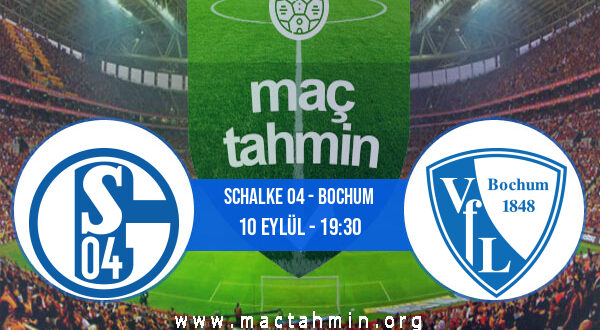 Schalke 04 - Bochum İddaa Analizi ve Tahmini 10 Eylül 2022