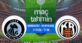 Vikingur Rey - KR Reykjavik İddaa Analizi ve Tahmini 17 Eylül 2022