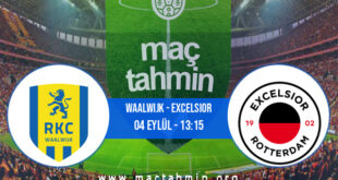 Waalwijk - Excelsior İddaa Analizi ve Tahmini 04 Eylül 2022