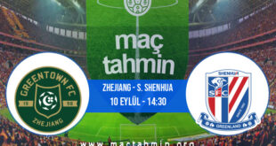 Zhejiang - S. Shenhua İddaa Analizi ve Tahmini 10 Eylül 2022