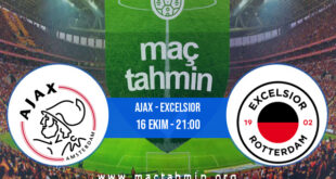 Ajax - Excelsior İddaa Analizi ve Tahmini 16 Ekim 2022