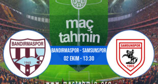 Bandırmaspor - Samsunspor İddaa Analizi ve Tahmini 02 Ekim 2022