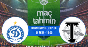Dinamo Minsk - Torpedo İddaa Analizi ve Tahmini 14 Ekim 2022