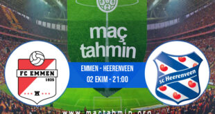 Emmen - Heerenveen İddaa Analizi ve Tahmini 02 Ekim 2022